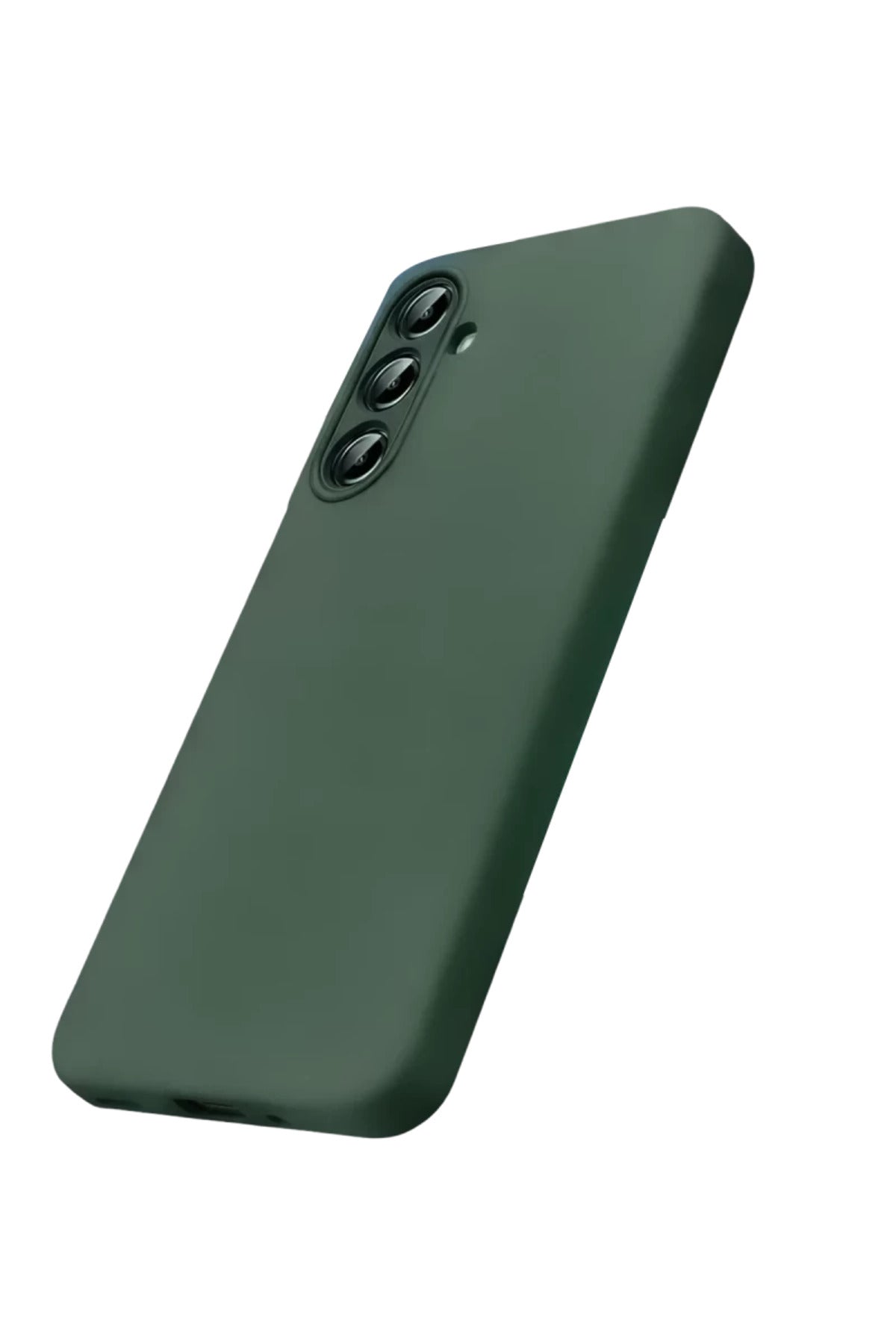Samsung Galaxy S26 Uyumlu First Silikon - Koyu Yeşil