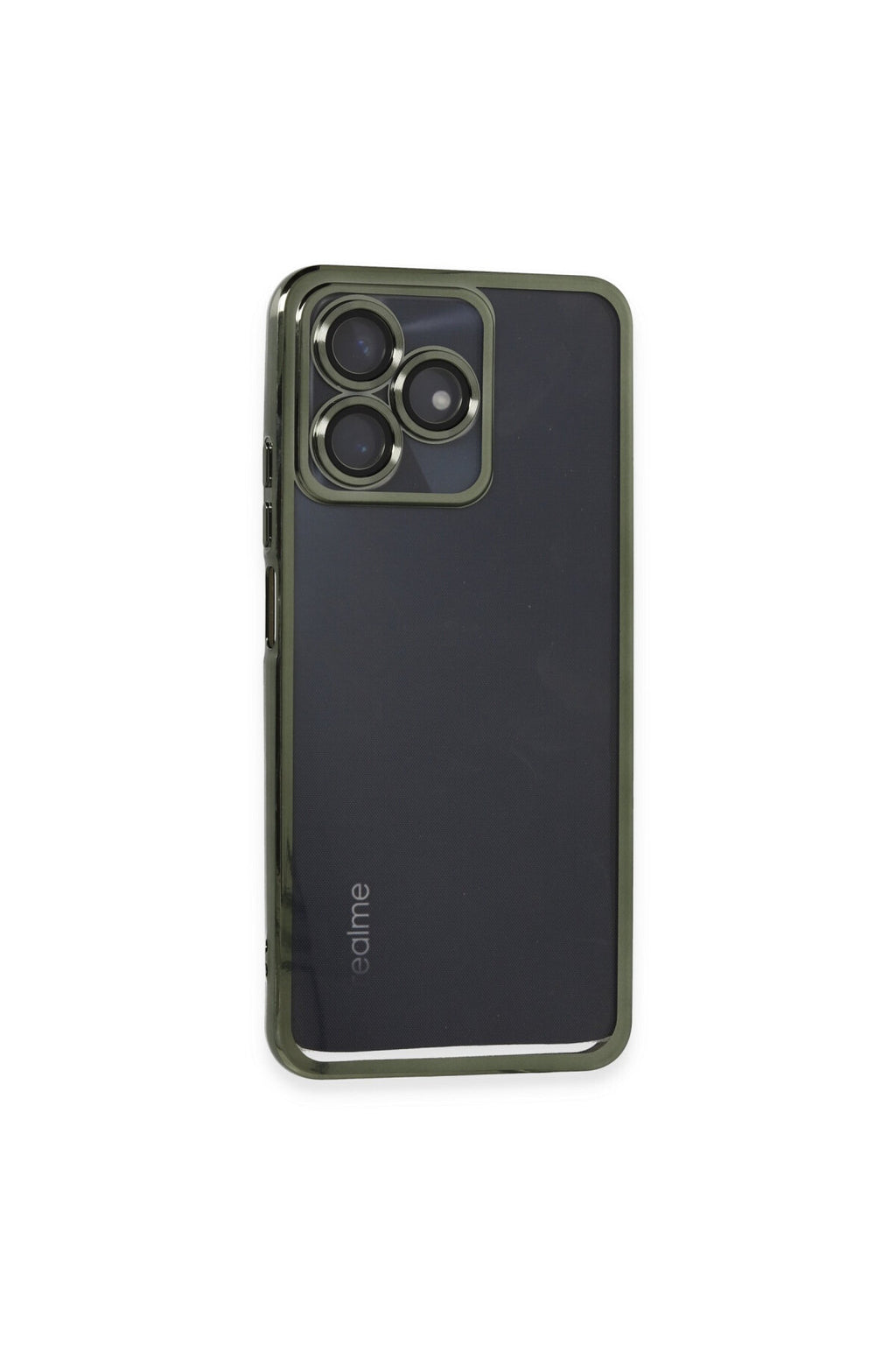 Realme C53 Uyumlu Kılıf Lensli Silikon - Yeşil
