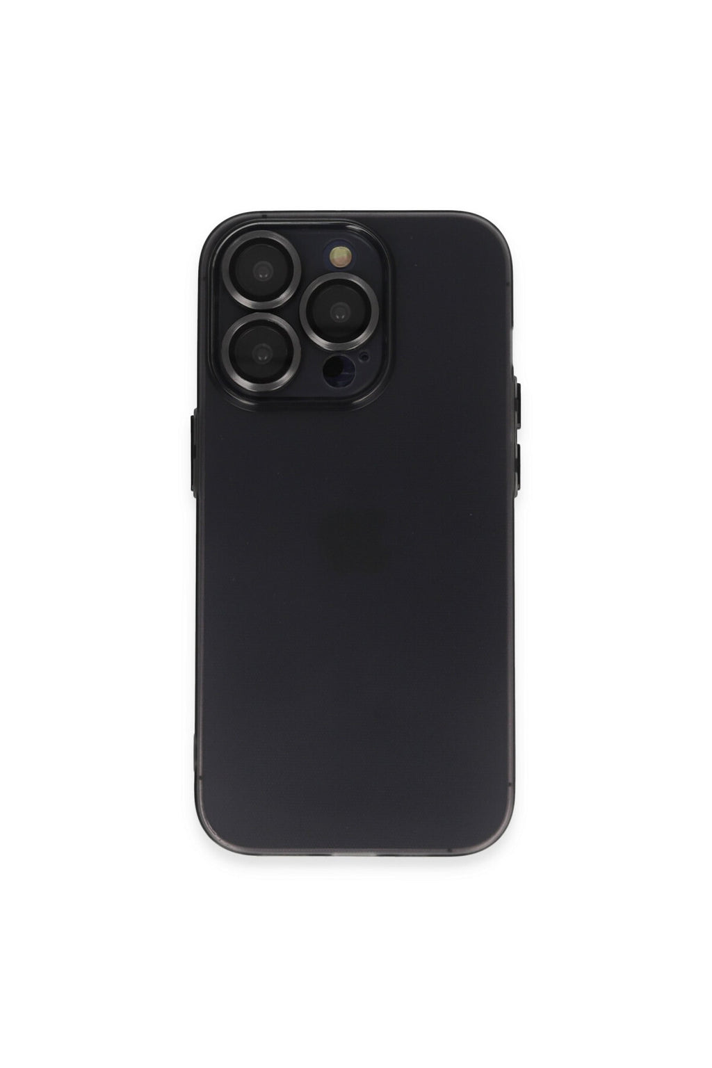 Apple iPhone 13 Pro Uyumlu Kılıf Luko Lens Silikon - Siyah