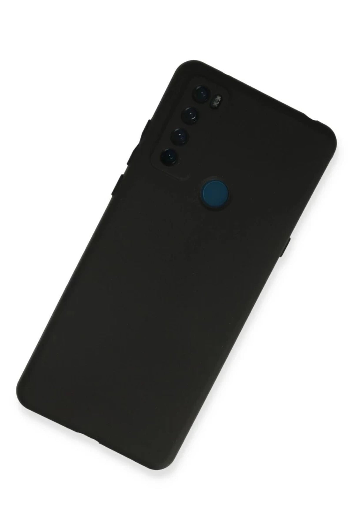 TCL 20 SE Uyumlu Kılıf First Silikon - Siyah