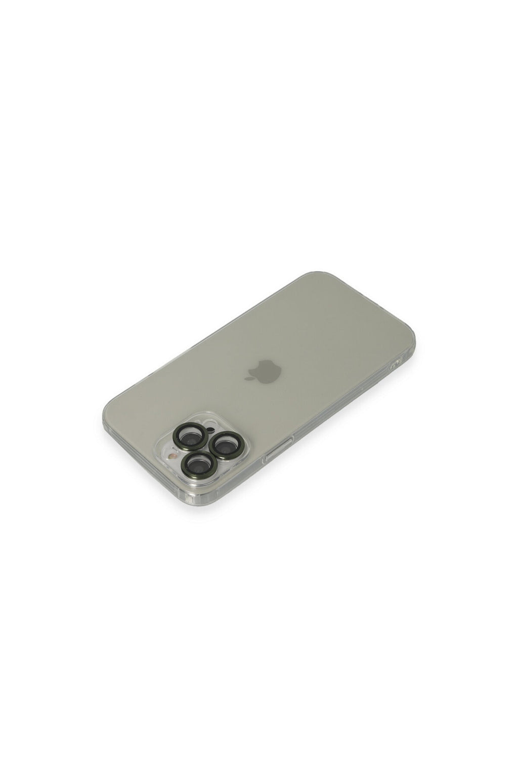 Apple iPhone 13 Pro Max Uyumlu Kılıf Luko Lens Silikon - Yeşil