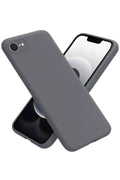 Apple iPhone 16E Uyumlu Kılıf First Silikon - Gri