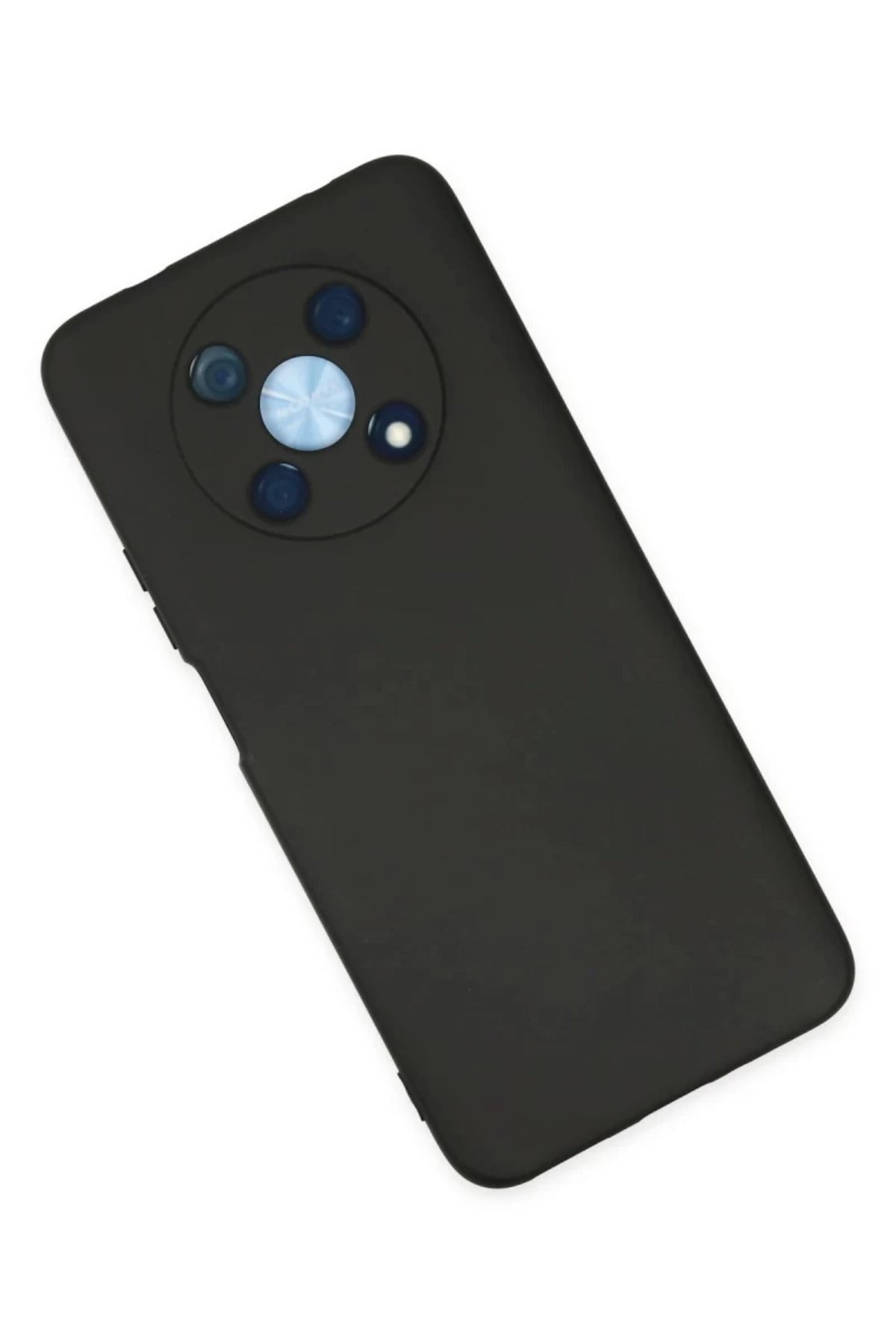 Huawei Nova Y90 Uyumlu Kılıf Nano içi Kadife Silikon - Siyah