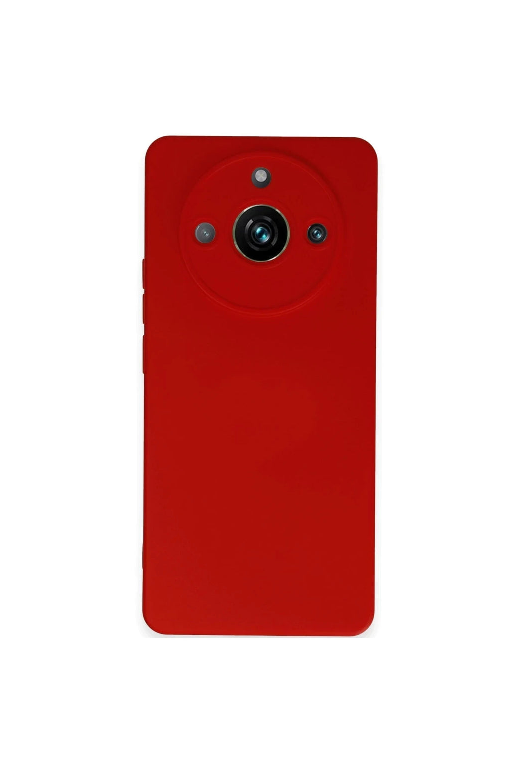 Realme 11 Pro Uyumlu Kılıf Nano içi Kadife Silikon - Kırmızı