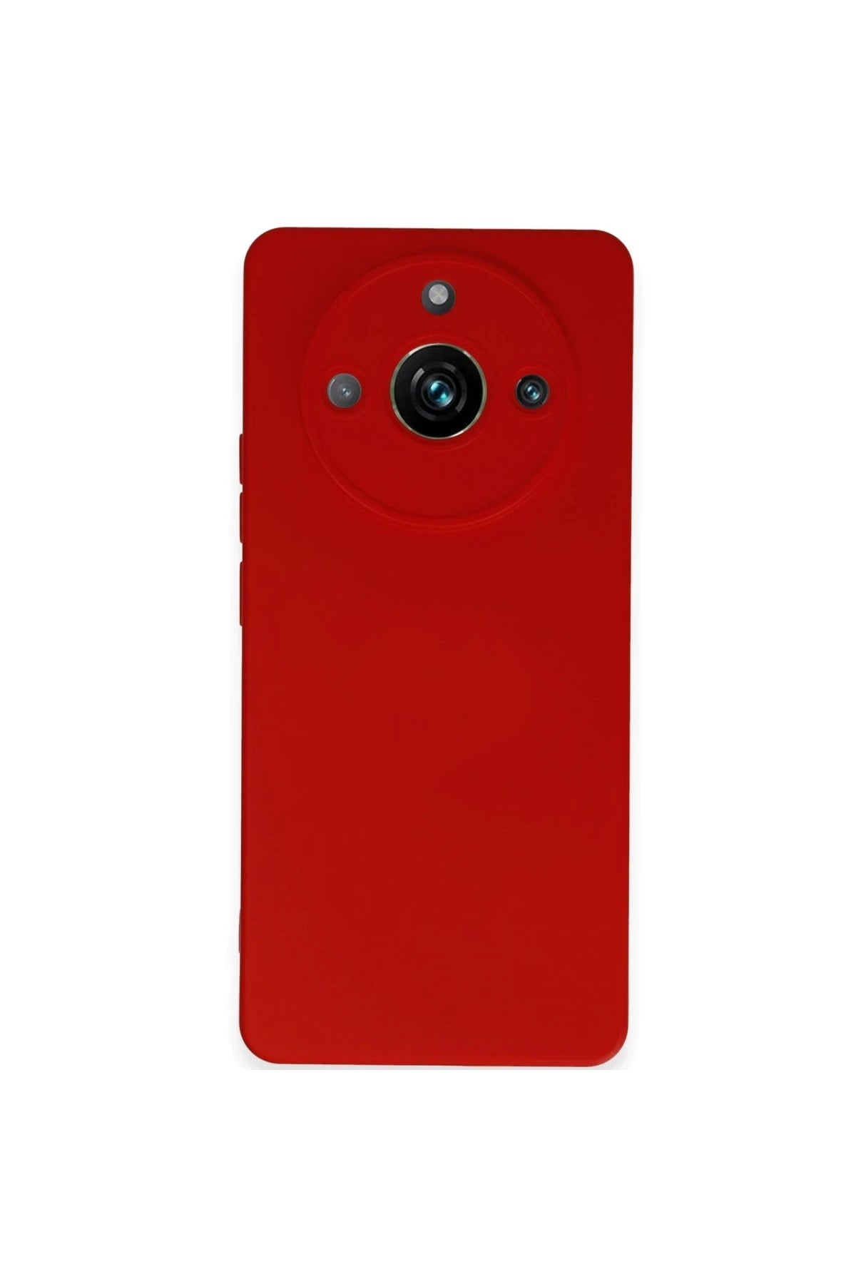 Realme 11 Pro Uyumlu Kılıf Nano içi Kadife Silikon - Kırmızı