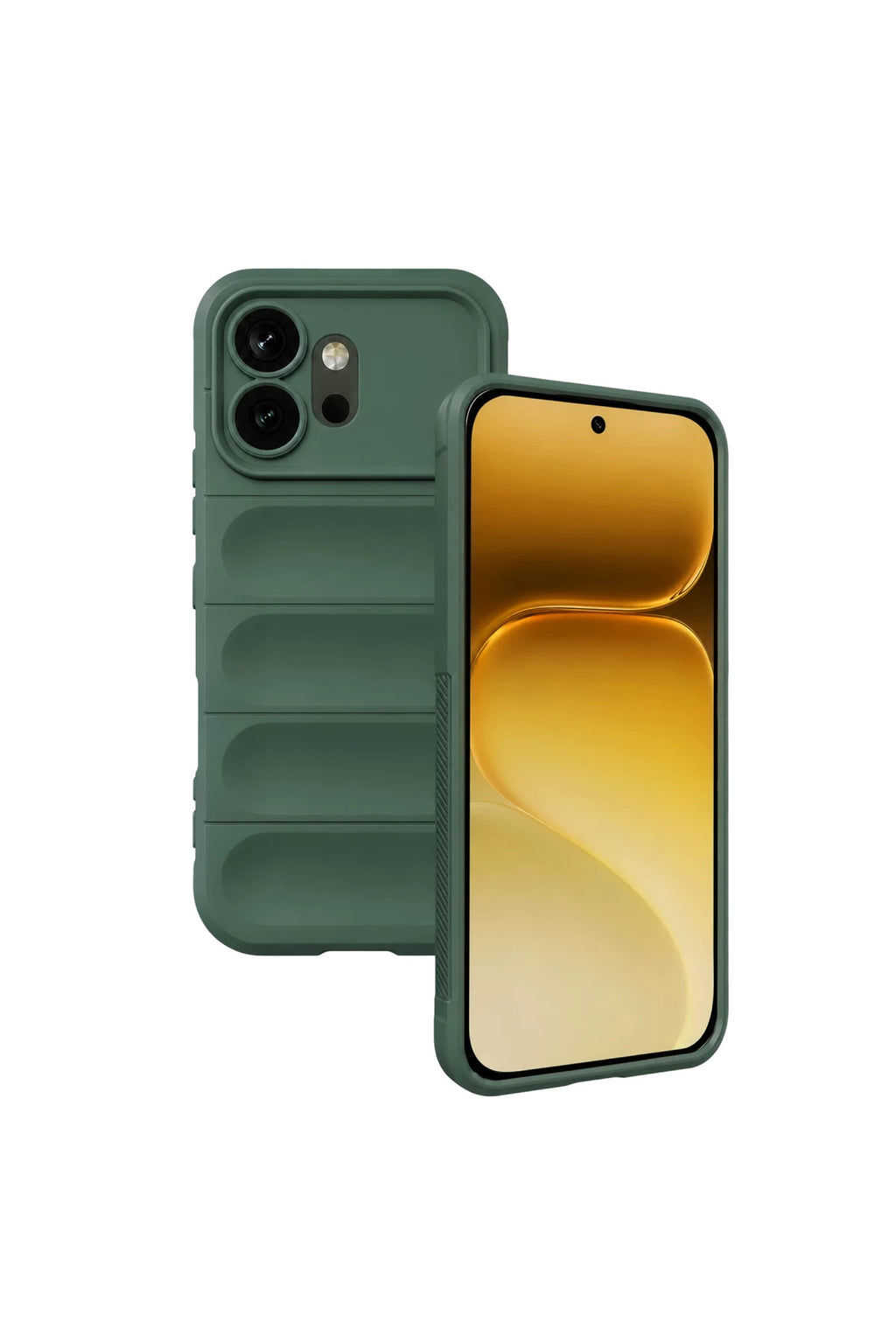 Huawei Honor 600 Uyumlu Optimum Silikon - Koyu Yeşil