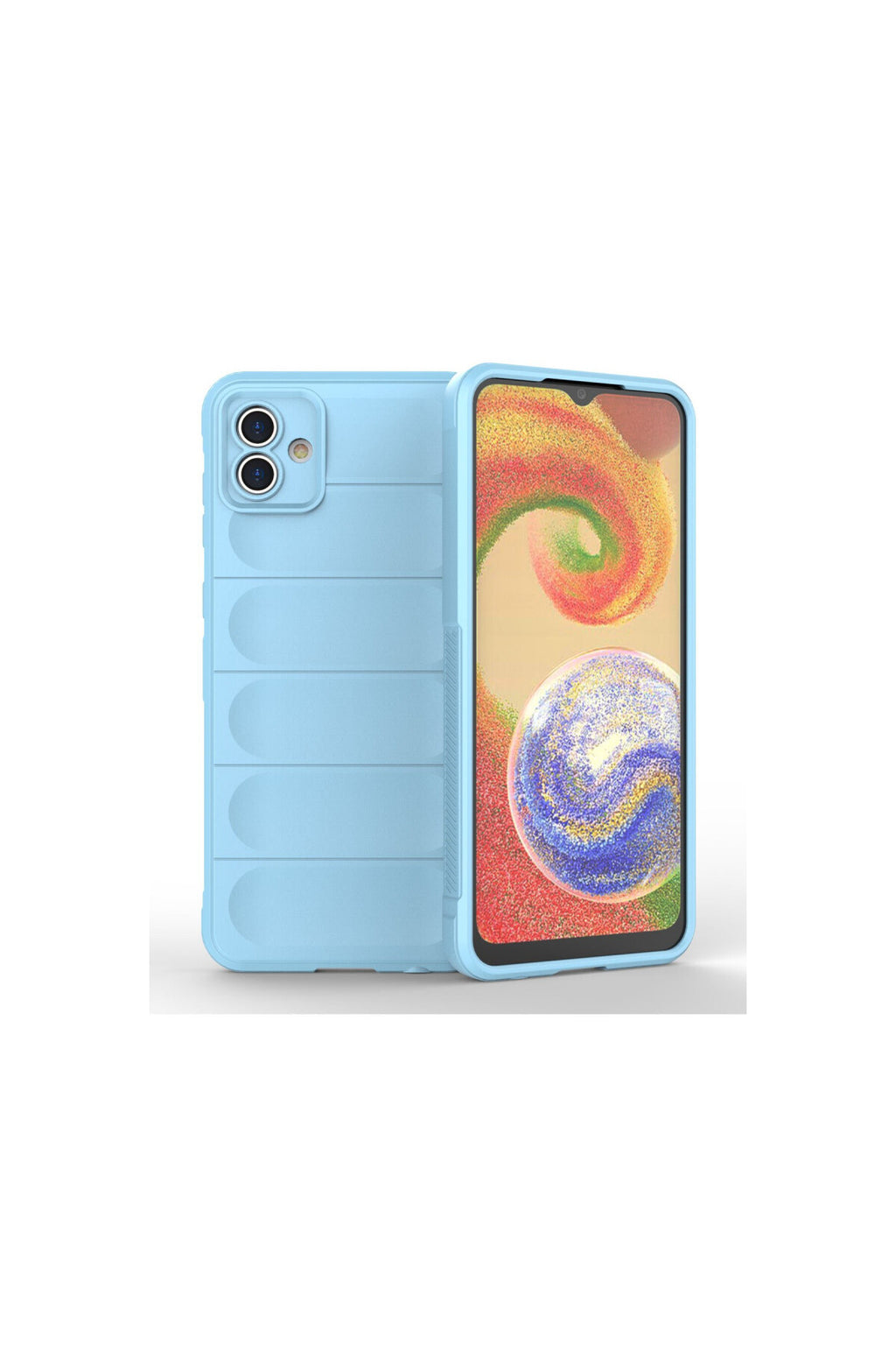 Samsung Galaxy A04 Uyumlu Kılıf Optimum Silikon - Sky Blue