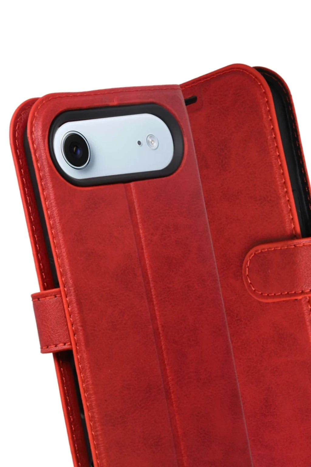Apple iPhone 17 Air Uyumlu Trend S Plus Kapaklı Kılıf - Kırmızı