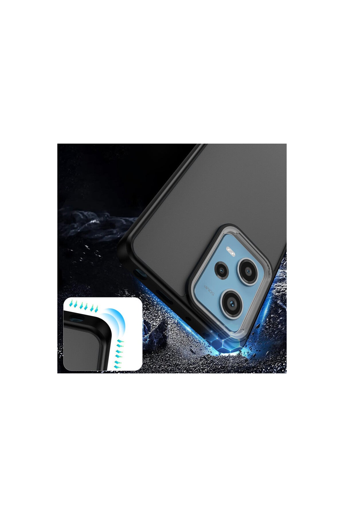 Xiaomi Redmi 13 4G Uyumlu Kılıf Elegant Kapak - Siyah