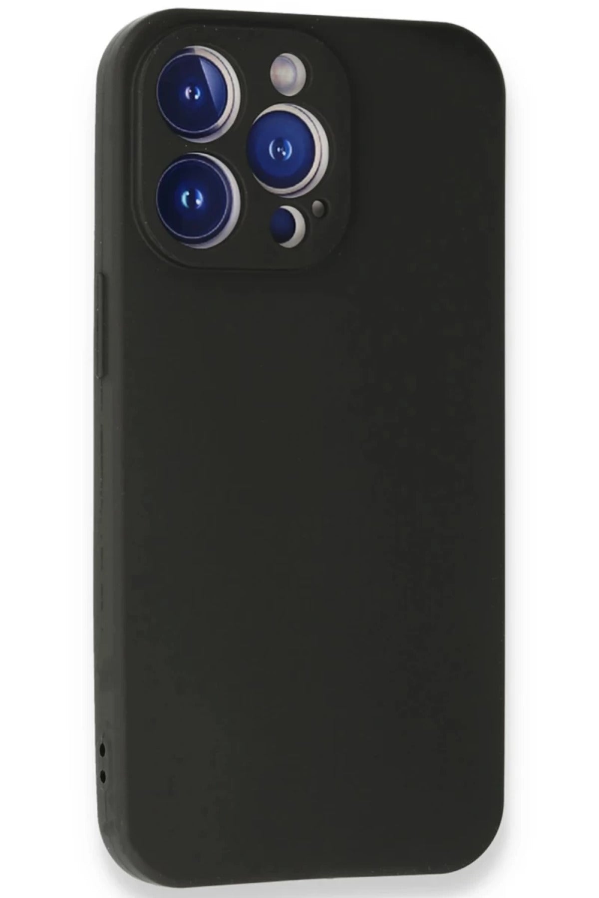 Apple iPhone 14 Pro Uyumlu Kılıf First Silikon - Siyah