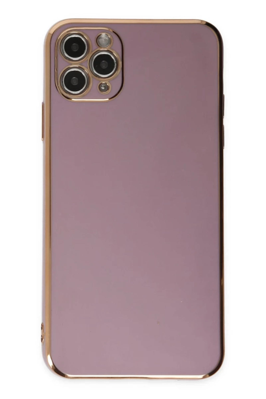 Apple iPhone 11 Pro Max Uyumlu Kılıf Volet Silikon - Mor