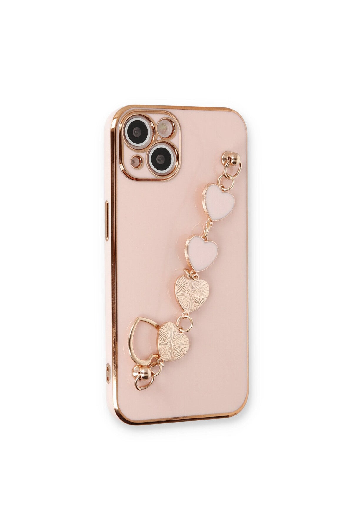 Apple iPhone 14 Plus Uyumlu Kılıf Esila Silikon - Pudra