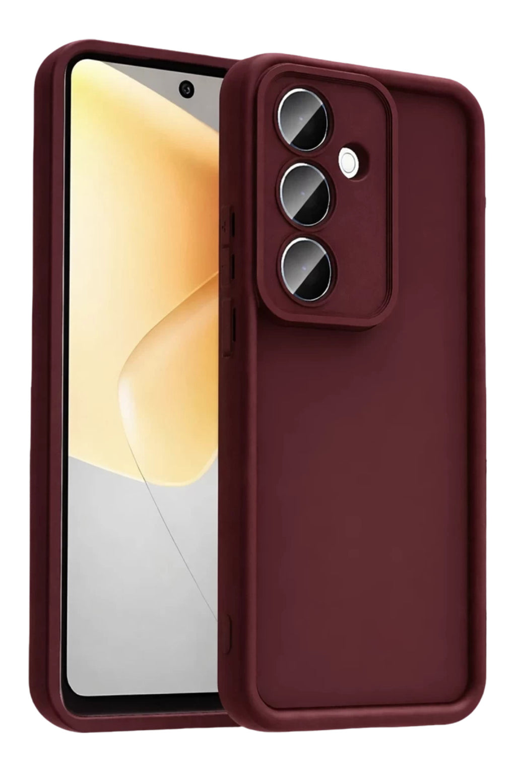 Samsung Galaxy A57 5G Uyumlu Viera Silikon - Bordo