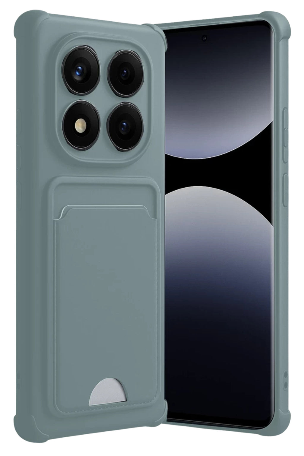 Xiaomi Redmi Note 14 Pro 5G Uyumlu Kelvin Kartvizitli Silikon - Açık Yeşil