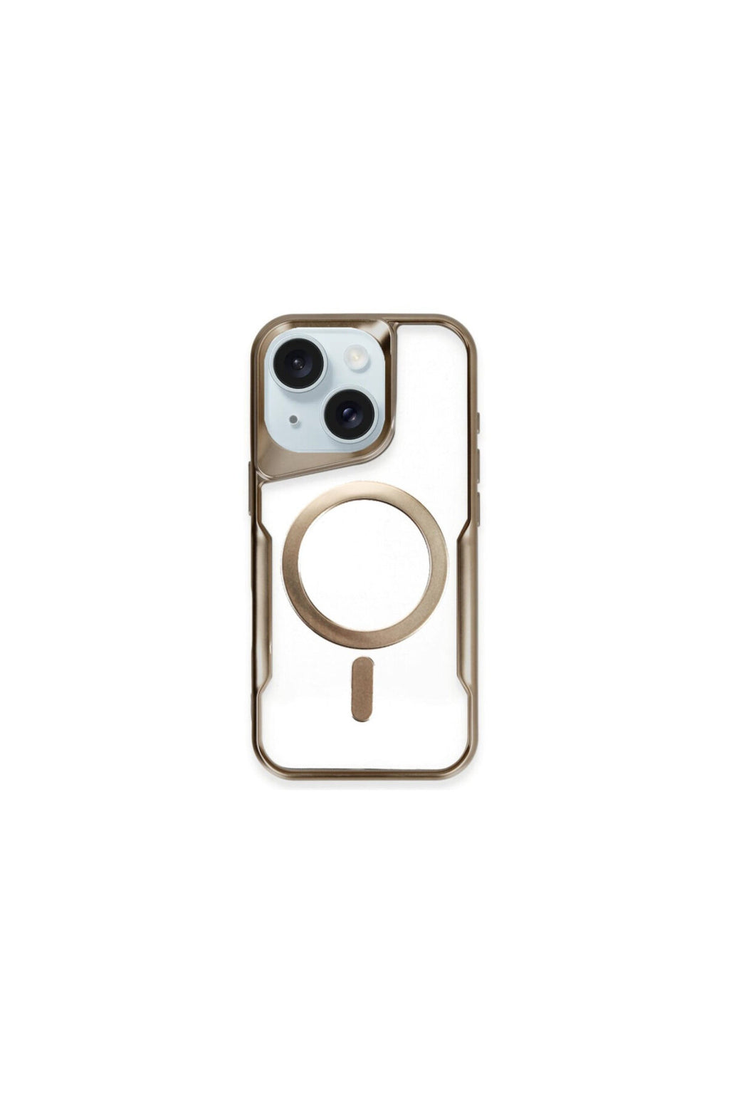 Apple iPhone 15 Plus Uyumlu Kılıf Boyi Magsafe Silikon Kapak - Kahverengi
