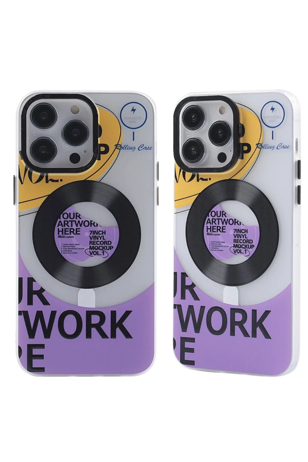 Apple iPhone 14 Pro Uyumlu Kılıf Apollo Magneticsafe Desenli Kapak - Apollo Şeffaf - 6