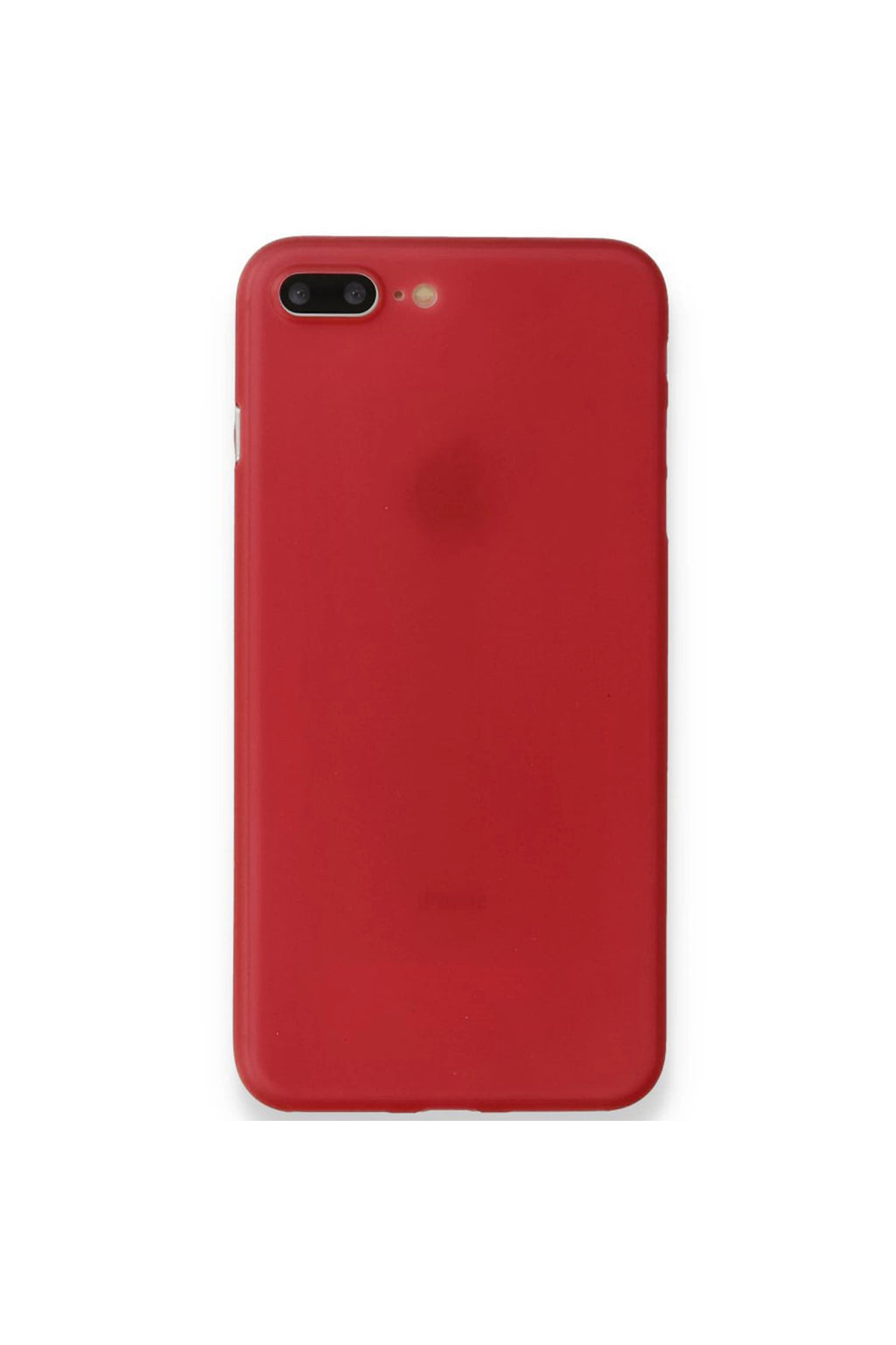 Apple iPhone 8 Plus Uyumlu Kılıf PP Ultra İnce Kapak - Kırmızı