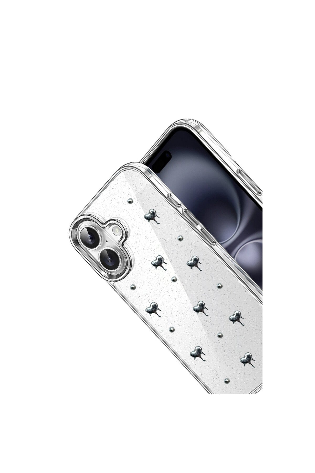Apple iPhone 17 Uyumlu Fiyonk Desenli Kapak - Desen 1
