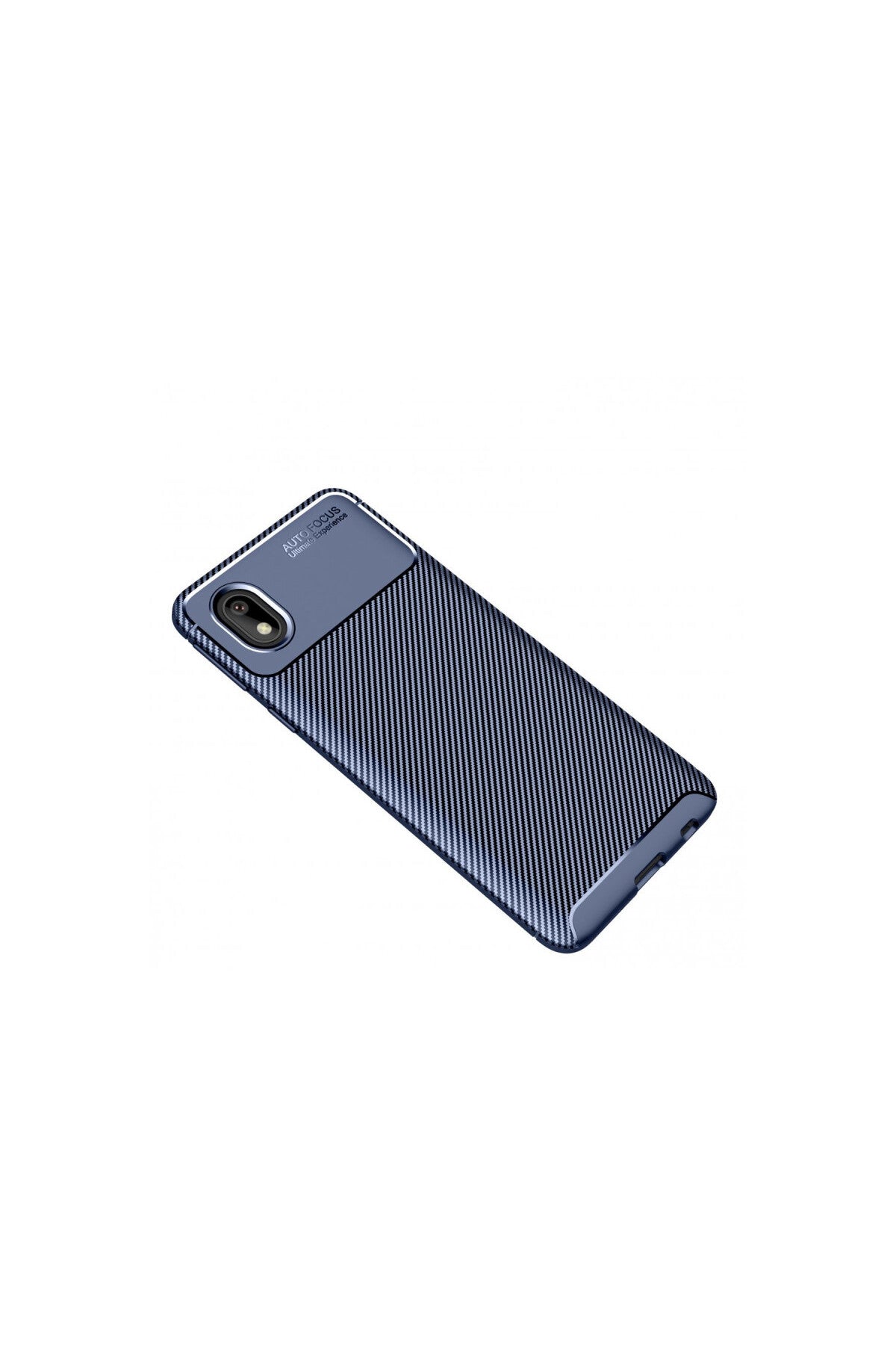 Samsung Galaxy A01 Core Uyumlu Kılıf Auto Focus Karbon Kapak - Lacivert