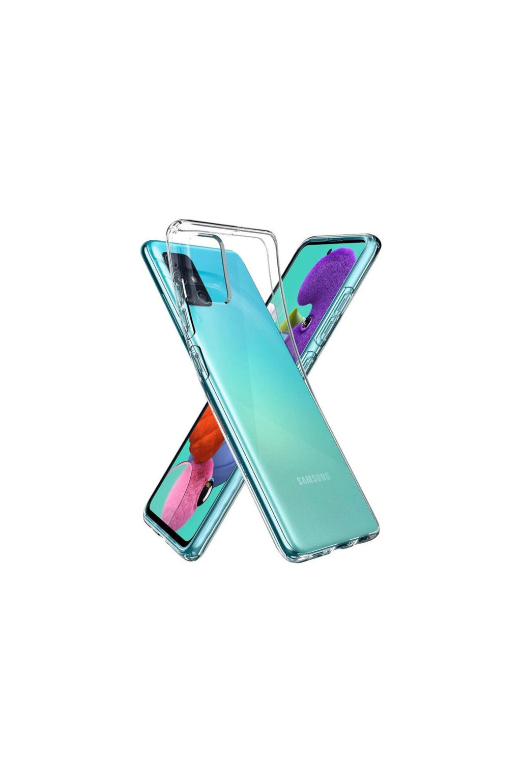 Samsung Galaxy A03S Uyumlu Kılıf Lüx Şeffaf Silikon
