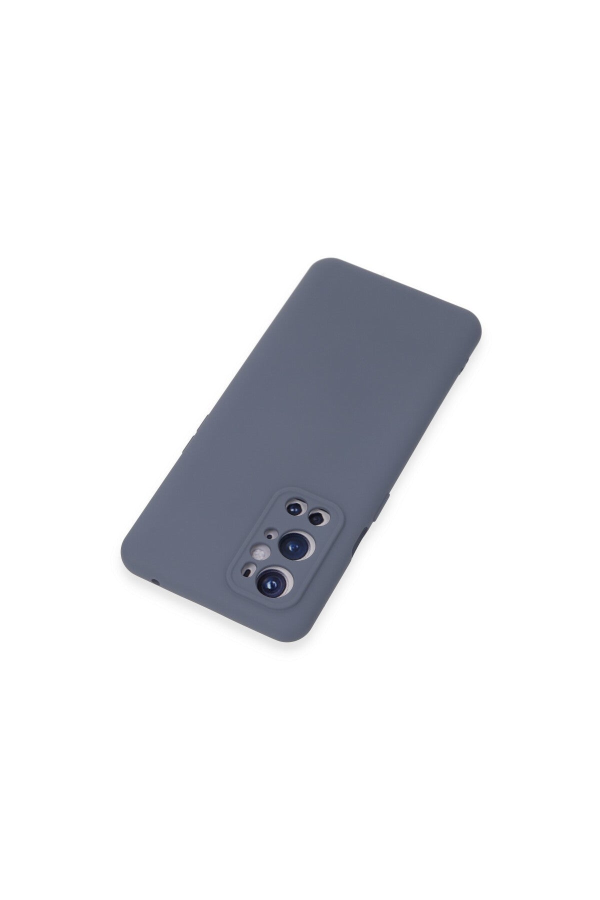 One Plus 9 Pro Kılıf Nano içi Kadife Silikon - Gri
