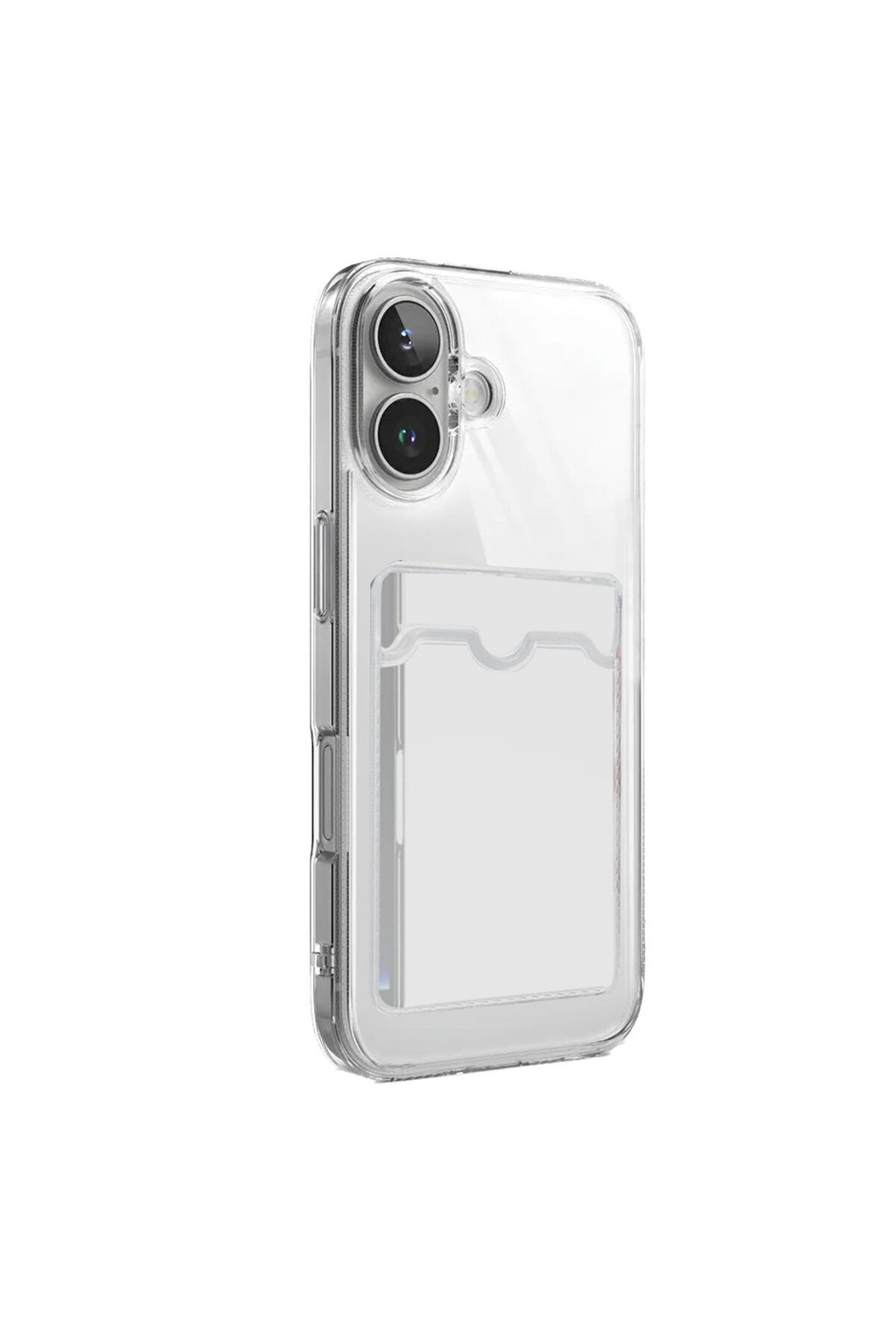 Apple iPhone 17 Uyumlu Kart Şeffaf Silikon - Şeffaf