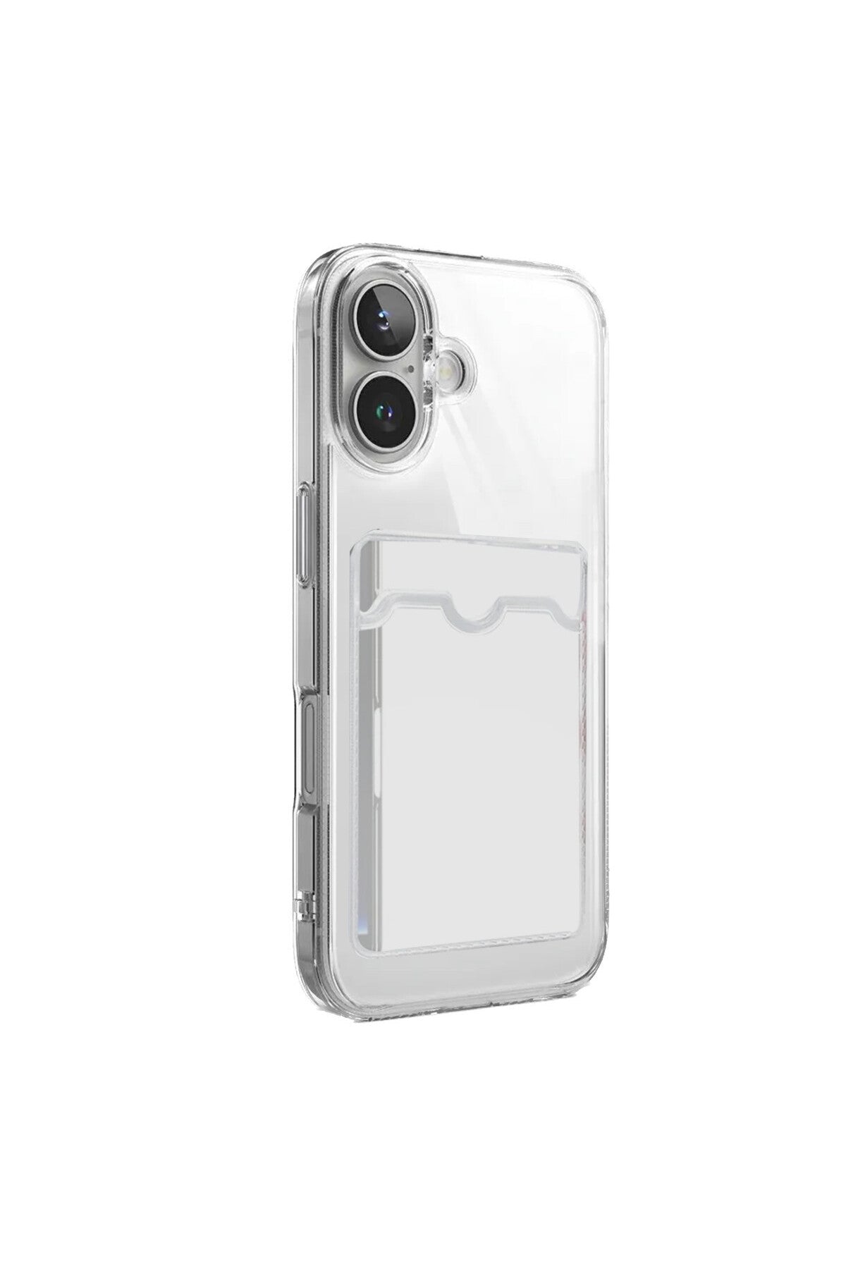 Apple iPhone 17 Uyumlu Kart Şeffaf Silikon - Şeffaf