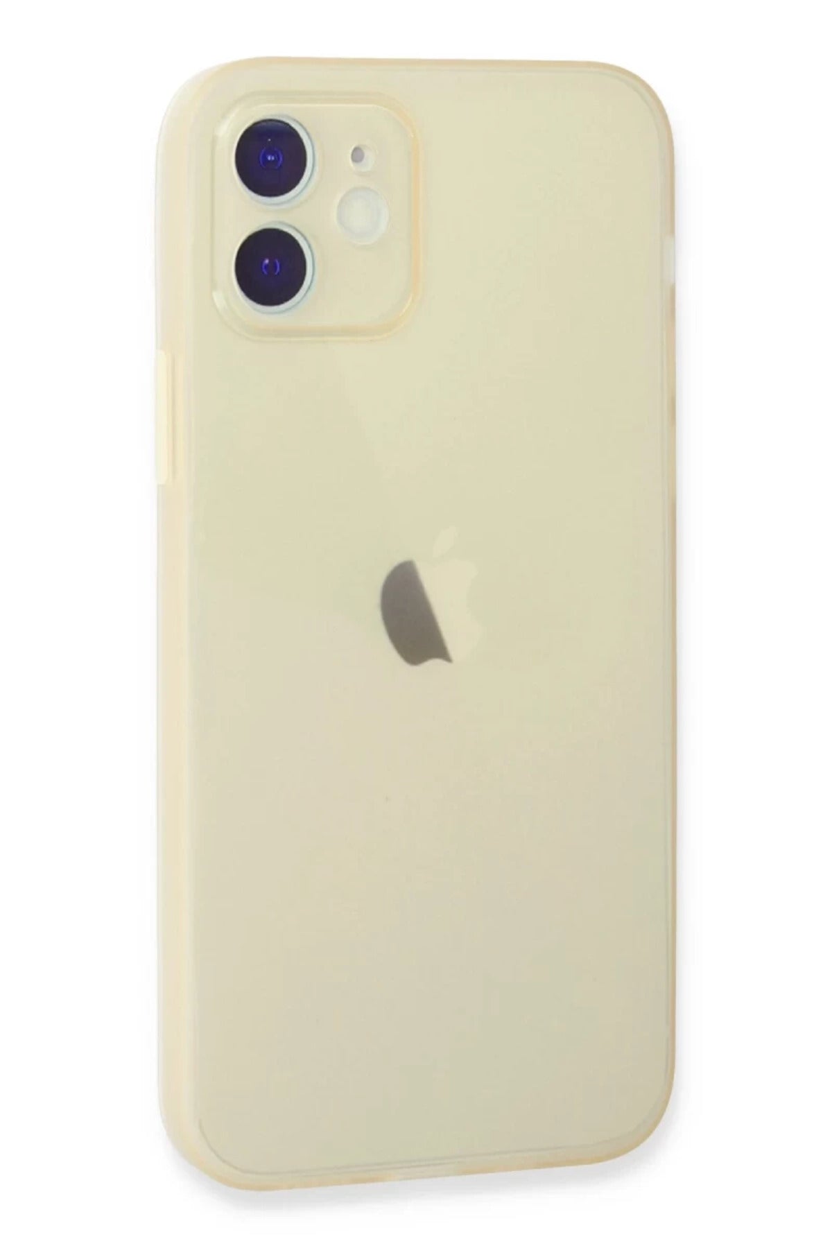 Apple iPhone 12 Uyumlu Kılıf Puma Silikon - Gold