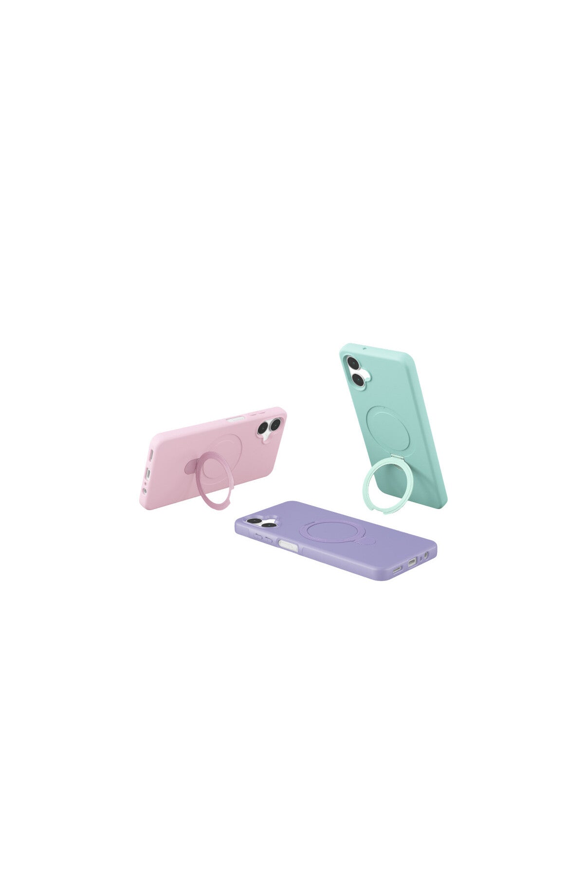 Samsung Galaxy A06 Uyumlu Regal Magsafe Standlı Kapak - Siyah
