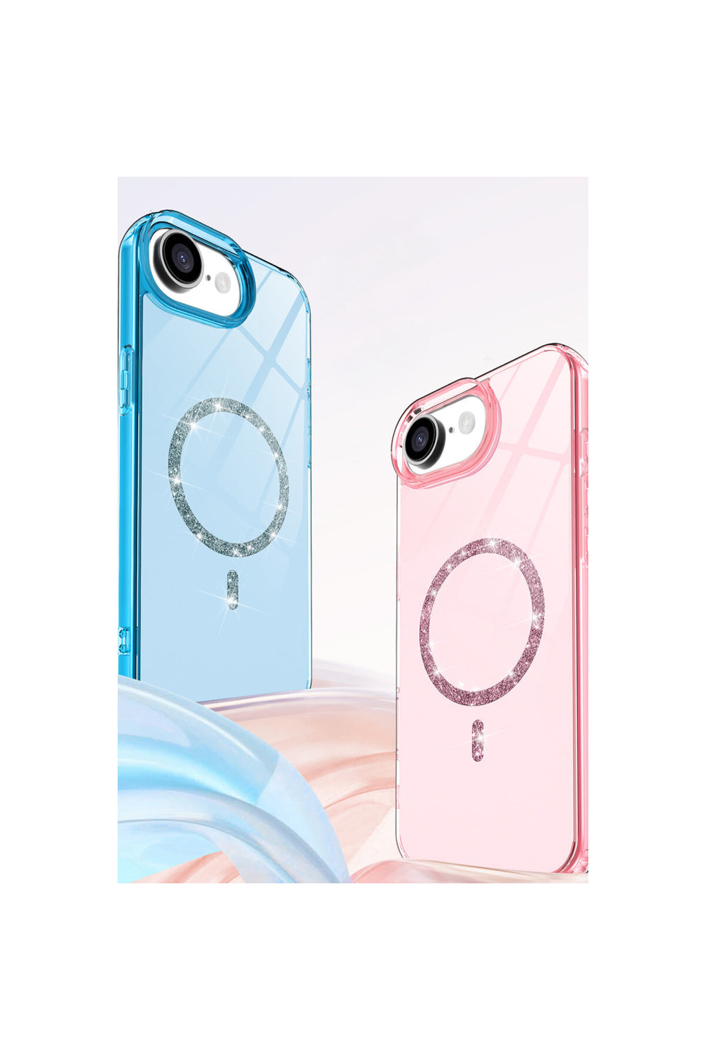 Apple iPhone 16E Uyumlu Live Diamond Magsafe Kapak - Siyah
