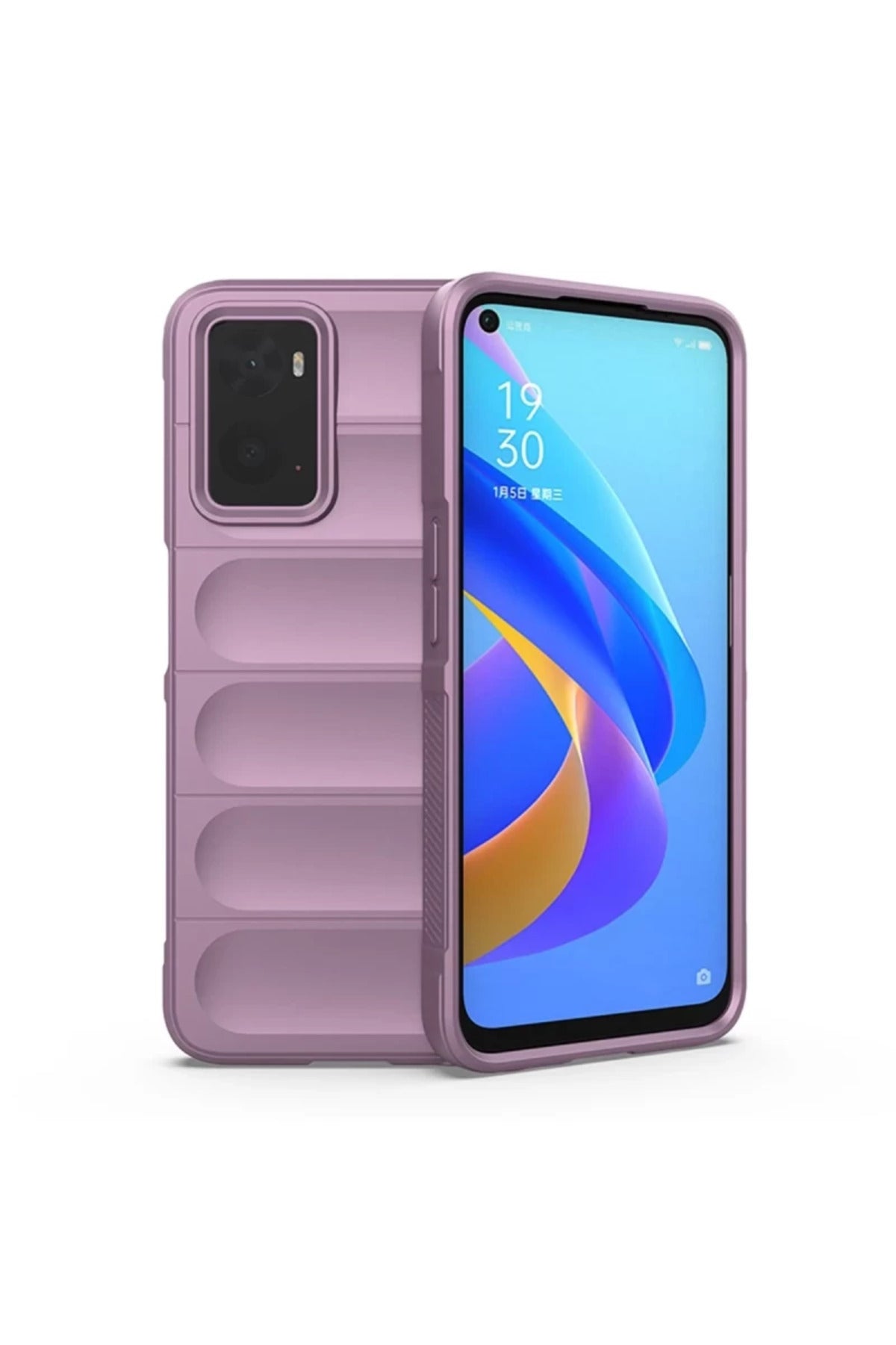 Realme 9i 4G Uyumlu Kılıf Optimum Silikon - Mor