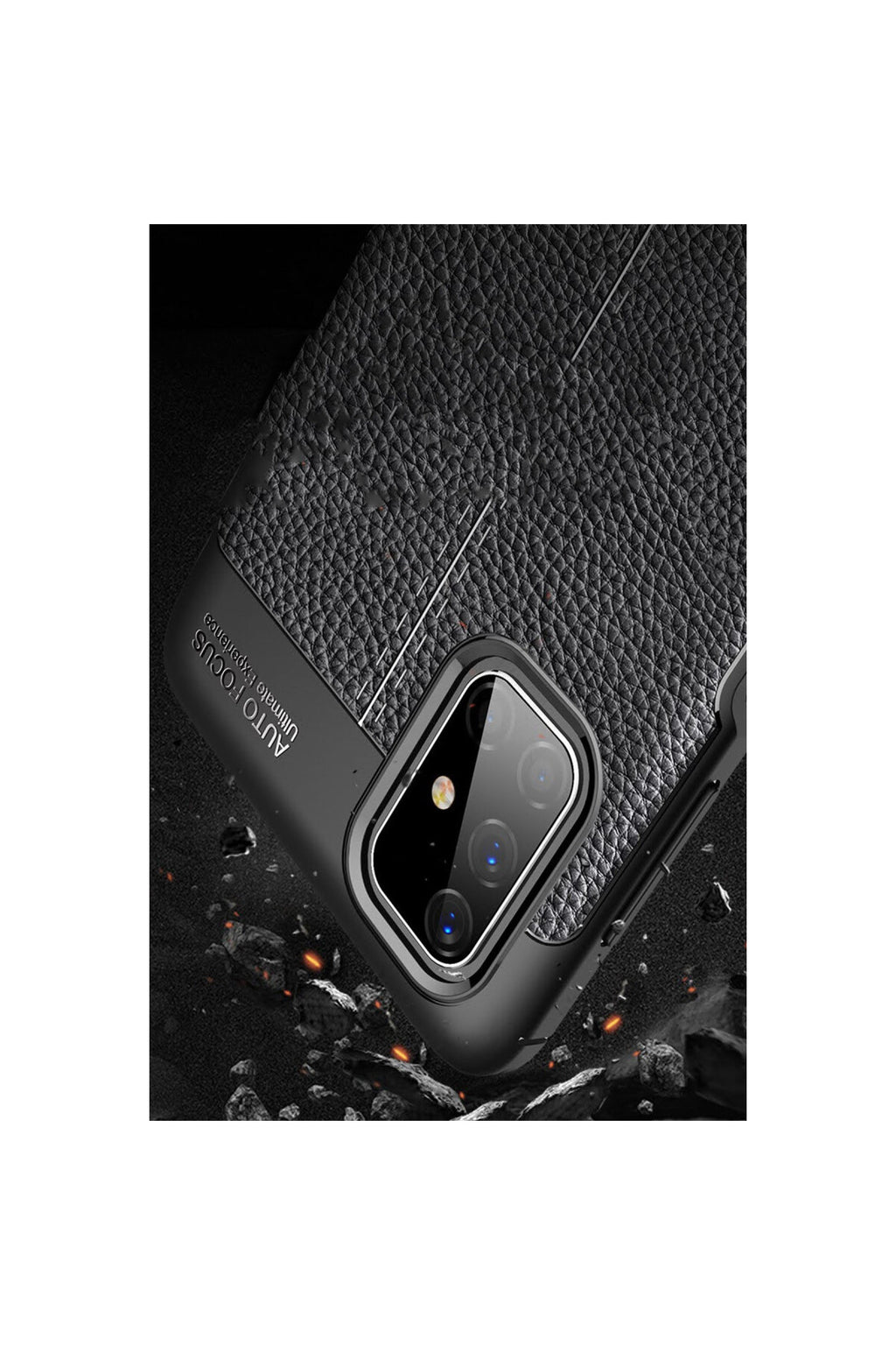 Samsung Galaxy M51 Uyumlu Kılıf Auto Focus Kapak - Kırmızı