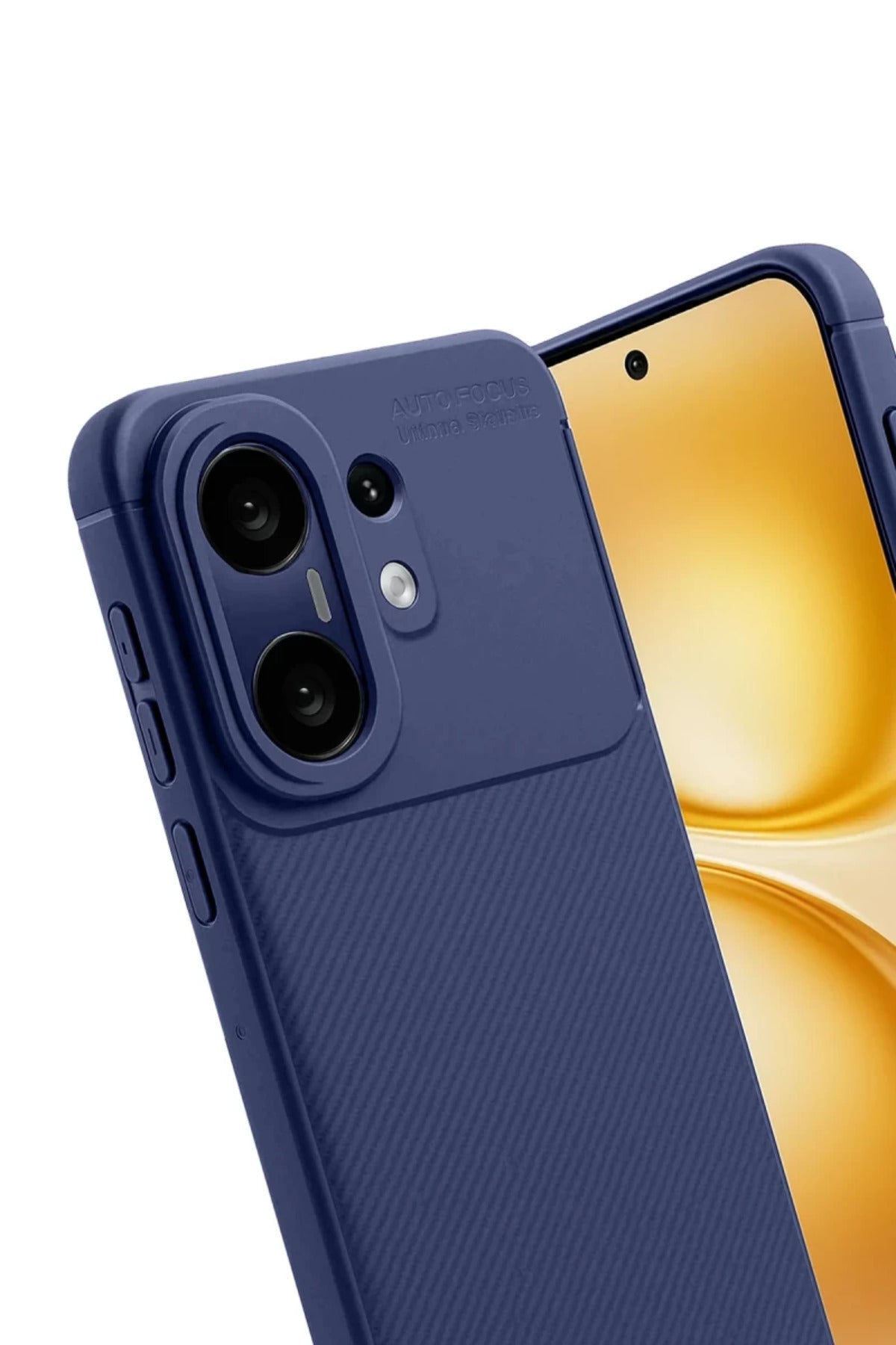 Vivo X200 FE Uyumlu Auto Focus Karbon Kapak - Lacivert
