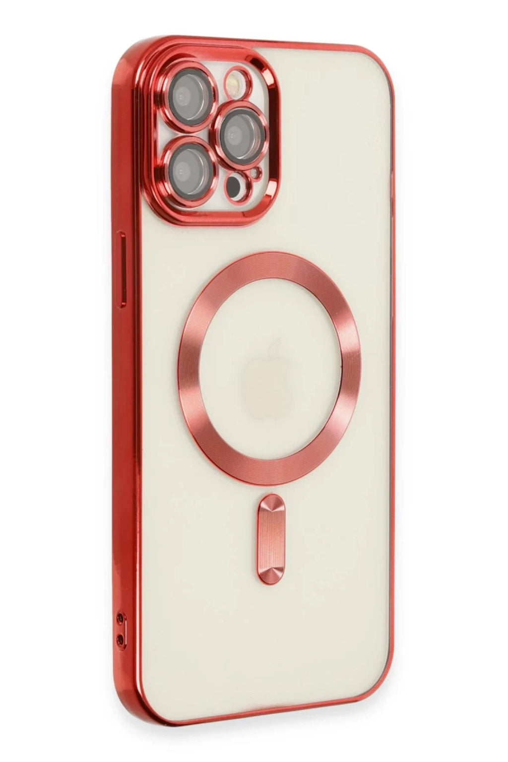 Apple iPhone 12 Pro Max Uyumlu Kılıf Kross Magneticsafe Kapak - Kırmızı