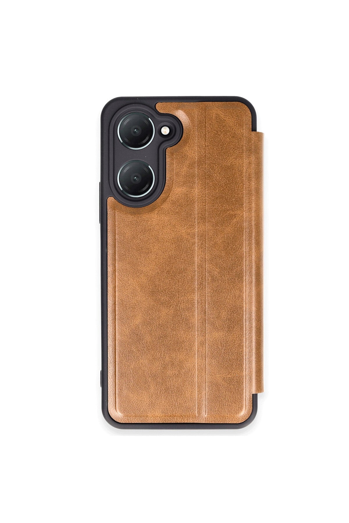 Vivo Y18 Uyumlu Kılıf Flip Cover - Taba