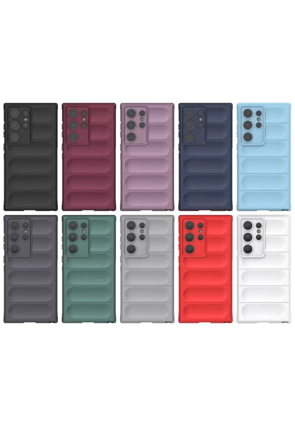 Samsung Galaxy S24 Ultra Uyumlu Kılıf Optimum Silikon - Kırmızı