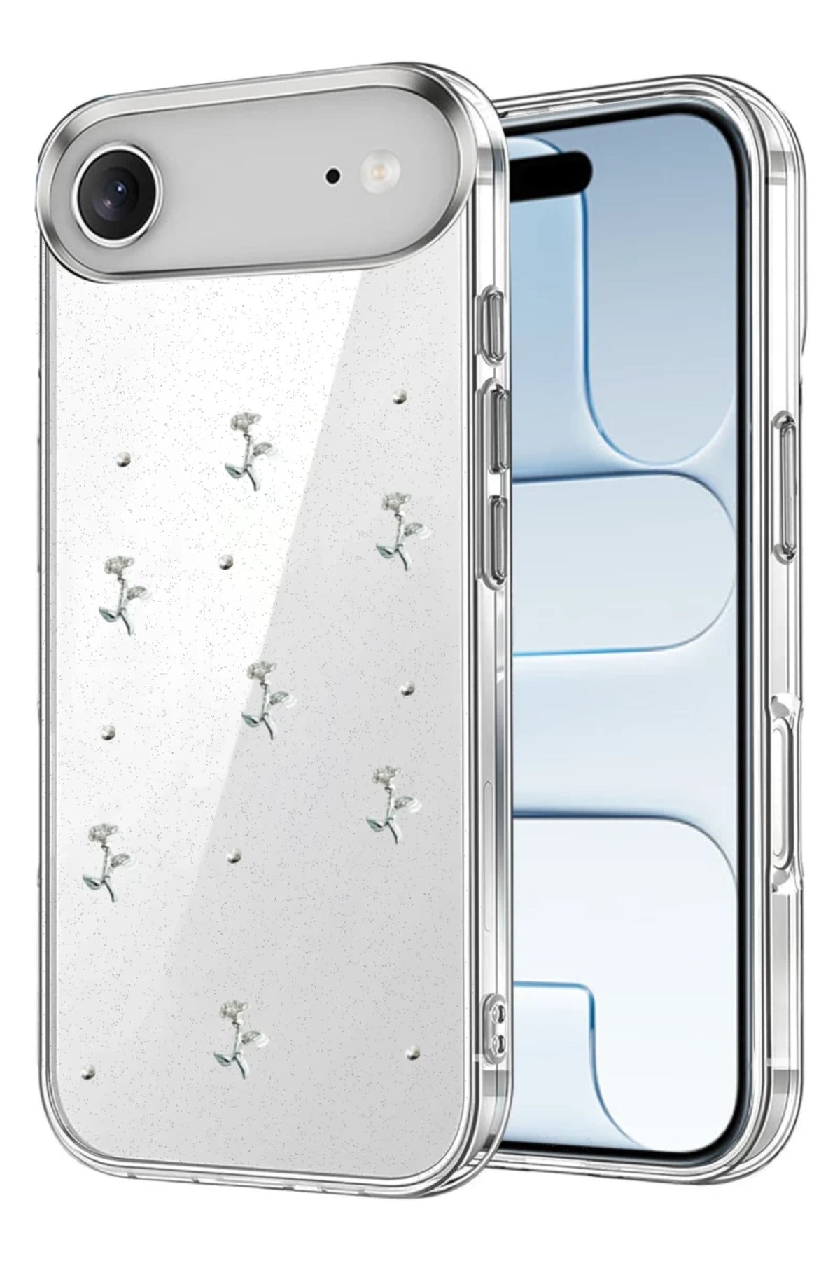 Apple iPhone 17 Air Uyumlu Fiyonk Desenli Kapak - Desen 4