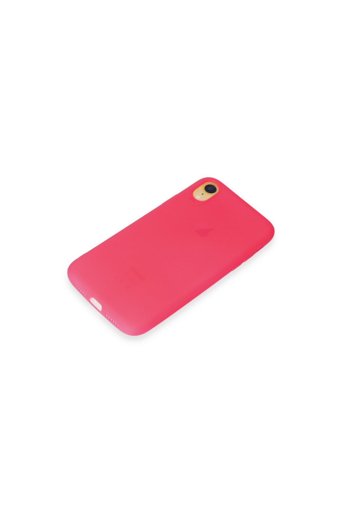 Apple iPhone XR Uyumlu Kılıf First Silikon - Pembe
