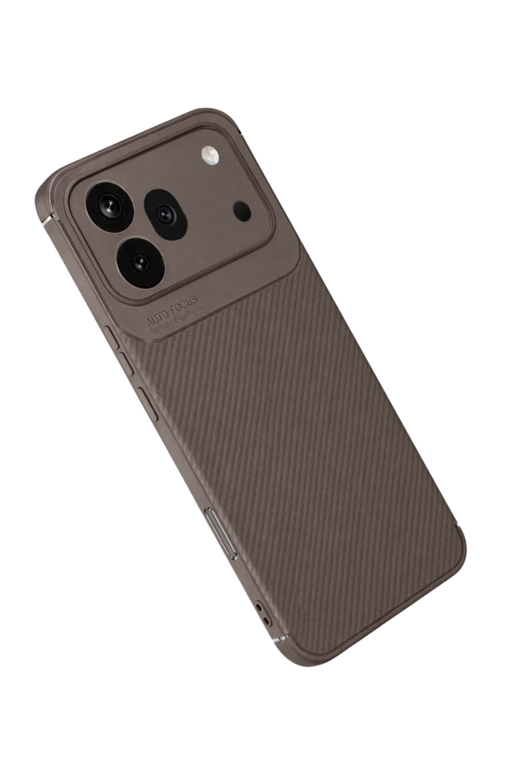 Huawei Honor 600 Pro Uyumlu Auto Focus Karbon Kapak - Gri
