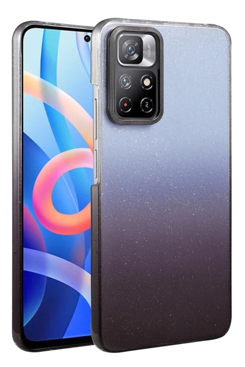 Xiaomi Redmi Note 11 Pro Uyumlu Glossy Kapak - Siyah
