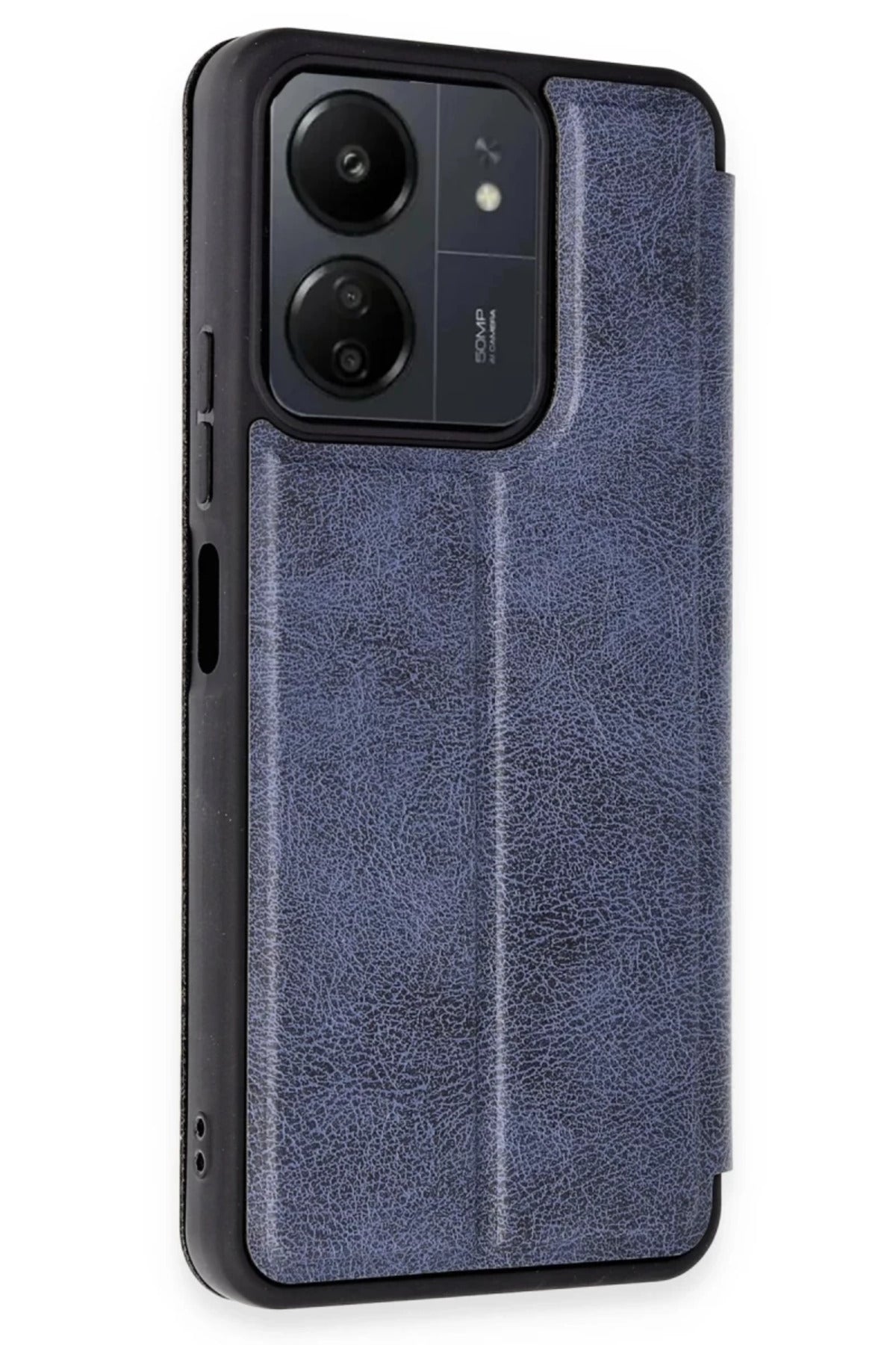 Xiaomi Redmi 13C Uyumlu Kılıf Flip Cover - Lacivert