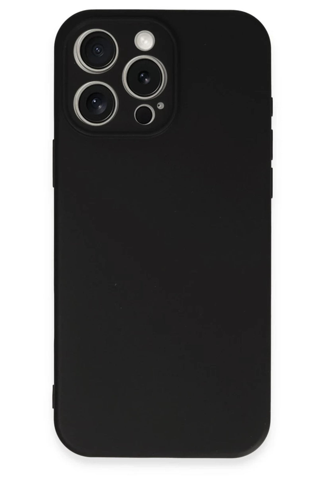 Apple iPhone 16 Pro Uyumlu Kılıf First Silikon - Siyah