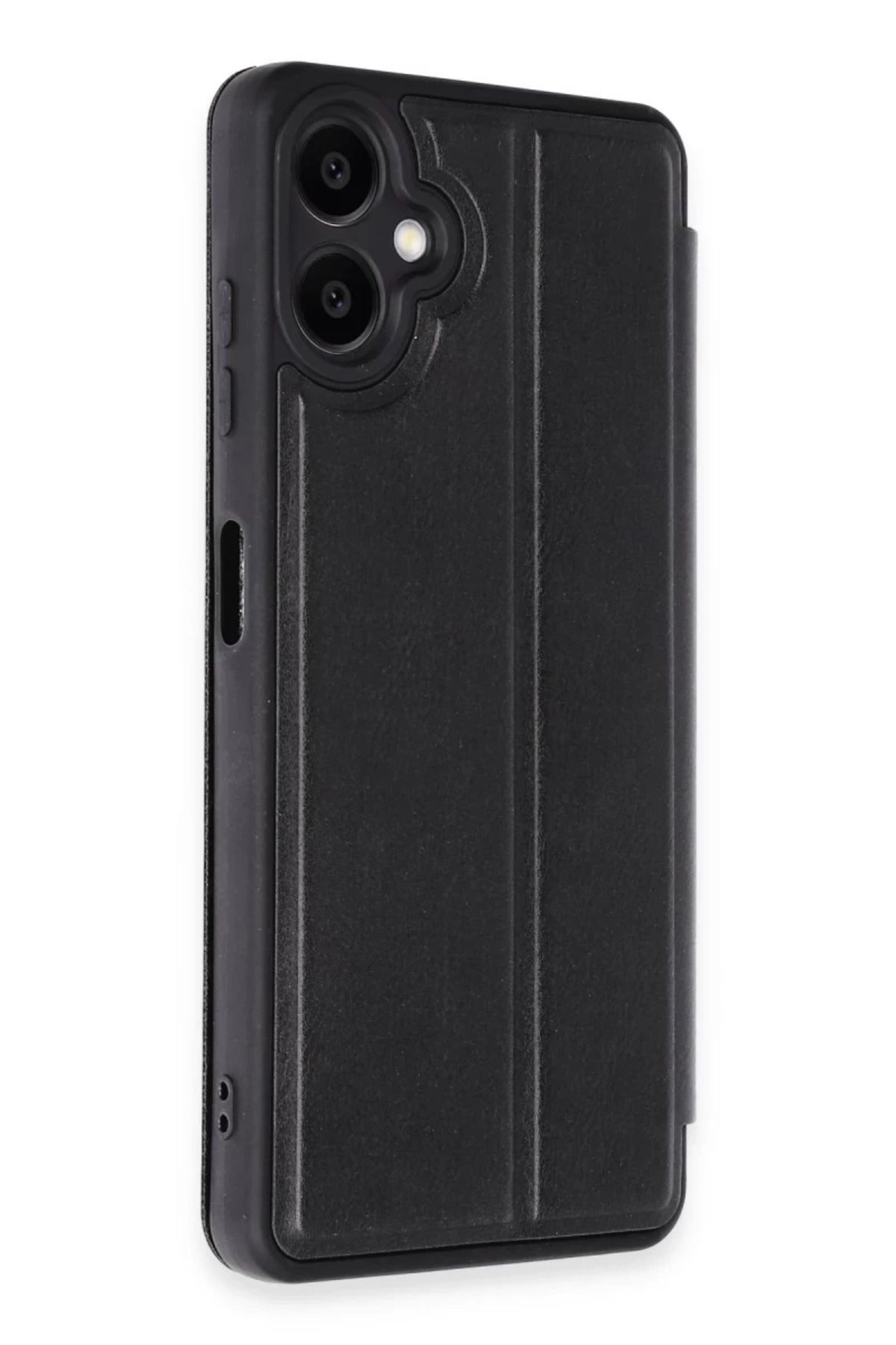 Samsung Galaxy A06 Uyumlu Kılıf Flip Cover - Siyah