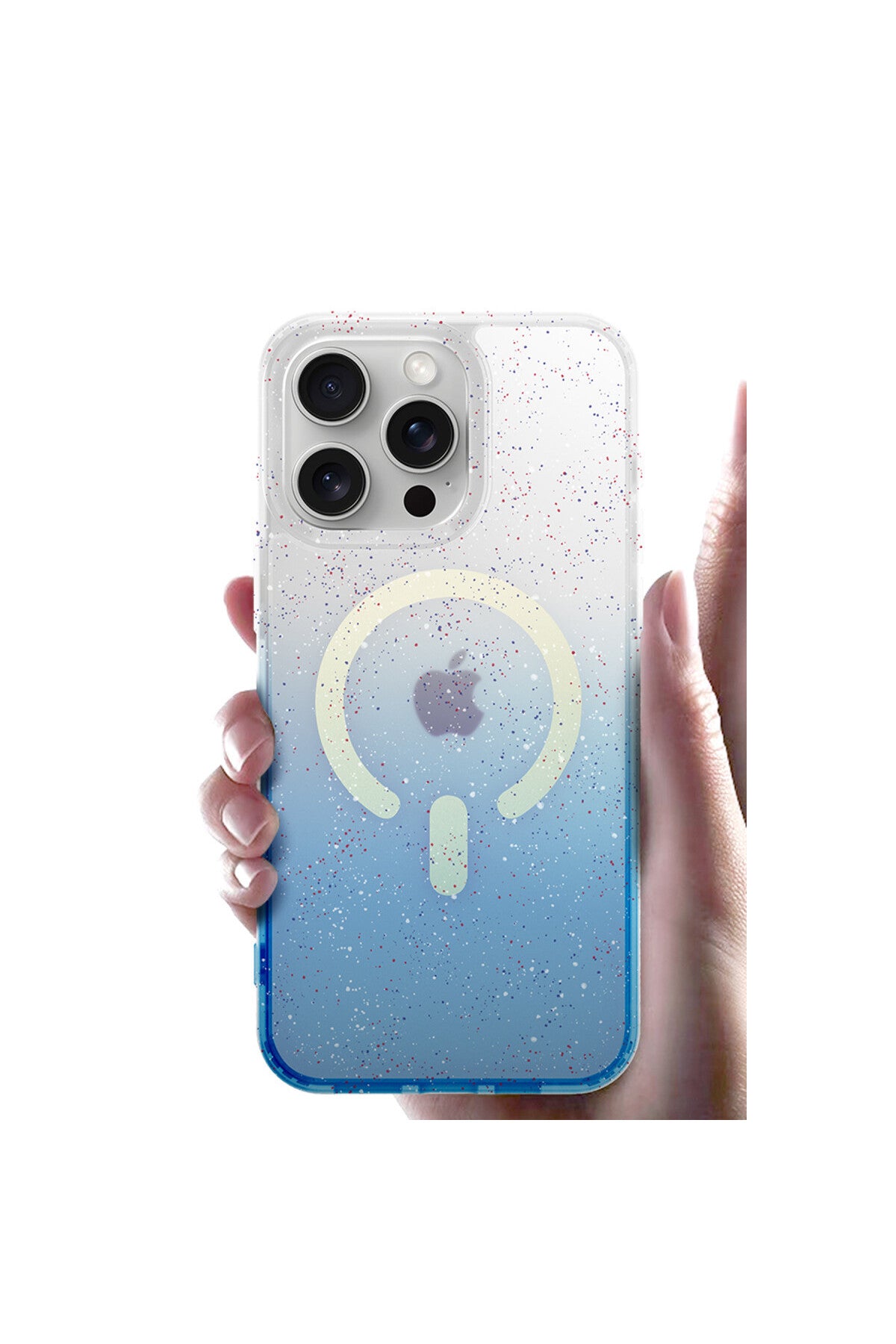 Apple iPhone 16 Uyumlu Pummel Shiny Magsafe Kapak - Siyah