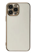 Apple iPhone 15 Pro Max Uyumlu Kılıf Volet Silikon - Beyaz