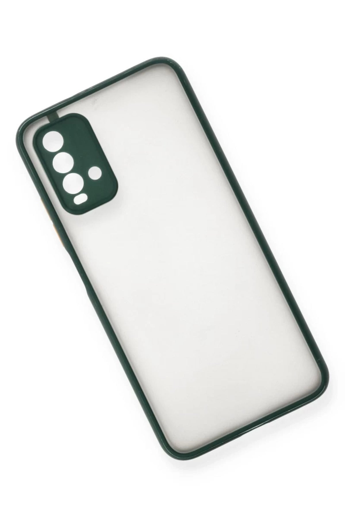 Xiaomi Redmi 9T Uyumlu Kılıf Montreal Silikon Kapak - Yeşil