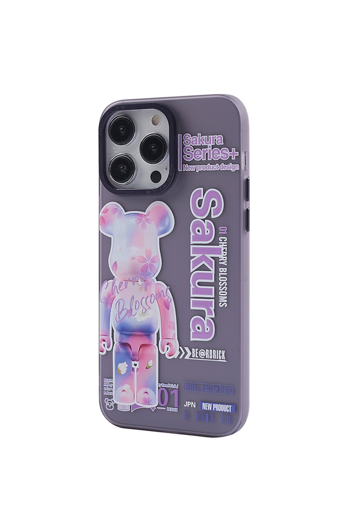 Apple iPhone 13 Pro Uyumlu Kılıf Prada Desenli Kapak - Prada Mor - 1