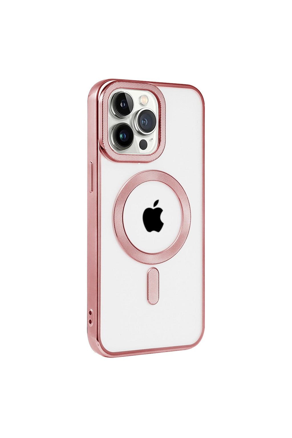 Apple iPhone 14 Pro Max Uyumlu Kılıf Kronos Magsafe Kapak - Rose Gold