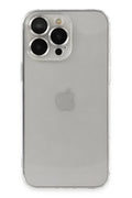 Apple iPhone 13 Pro Max Uyumlu Kılıf Luko Lens Silikon - Gümüş