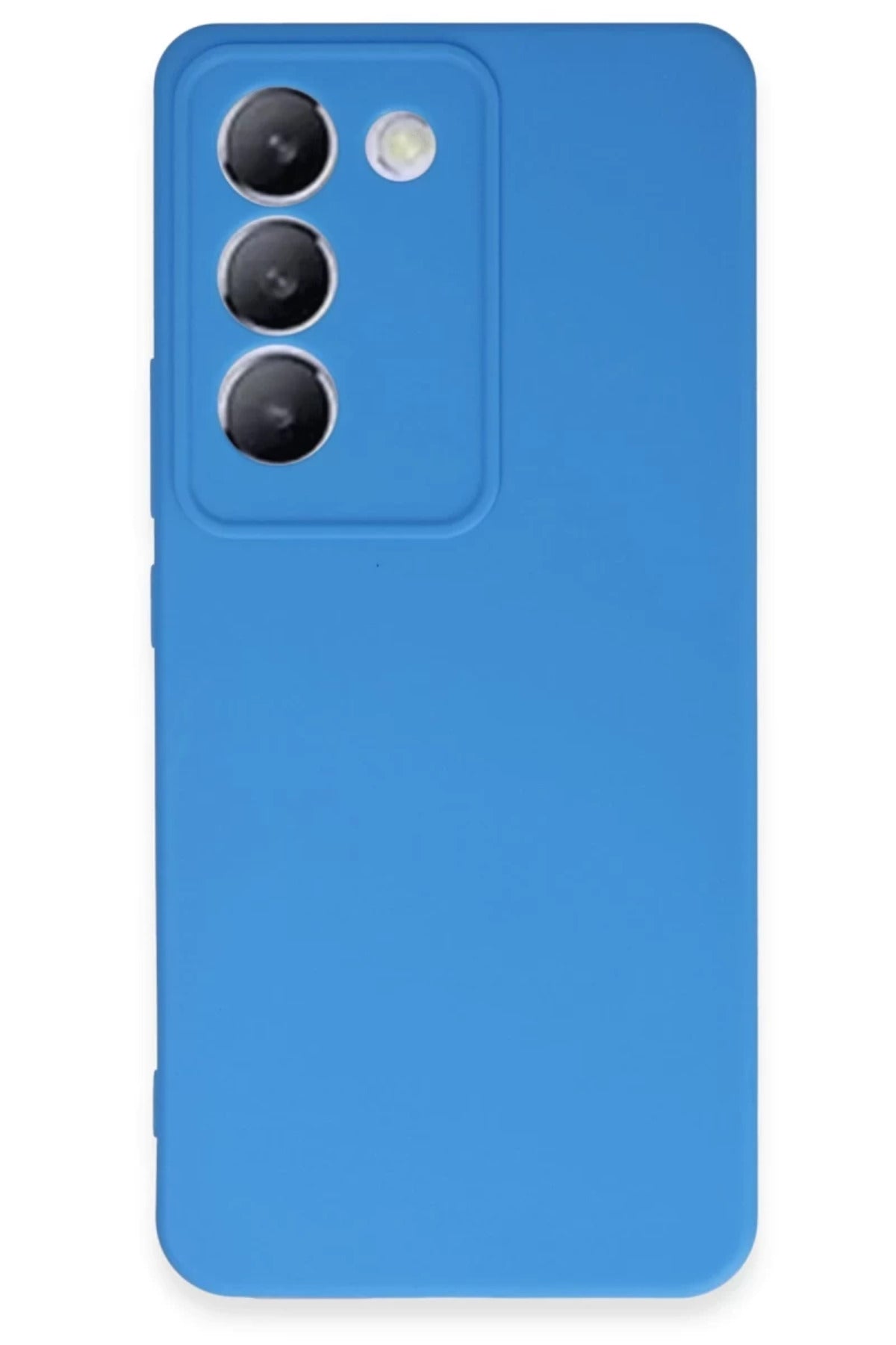 Vivo V30 Lite 4G Uyumlu Kılıf First Silikon - Mavi